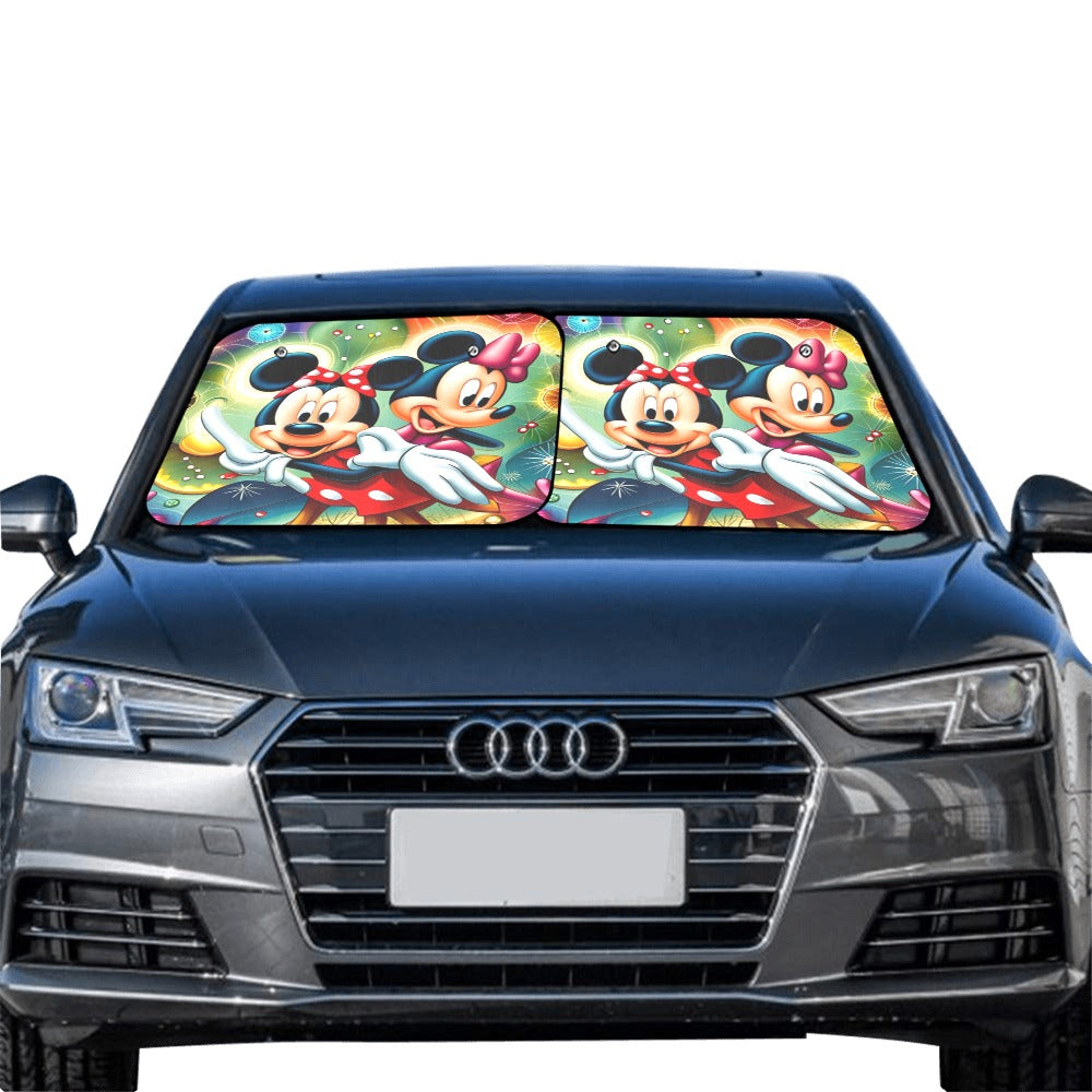M I C K E Y  &  M I N N I E  Car Sun Shade 28"x28"x2pcs - The Cool Collective AU