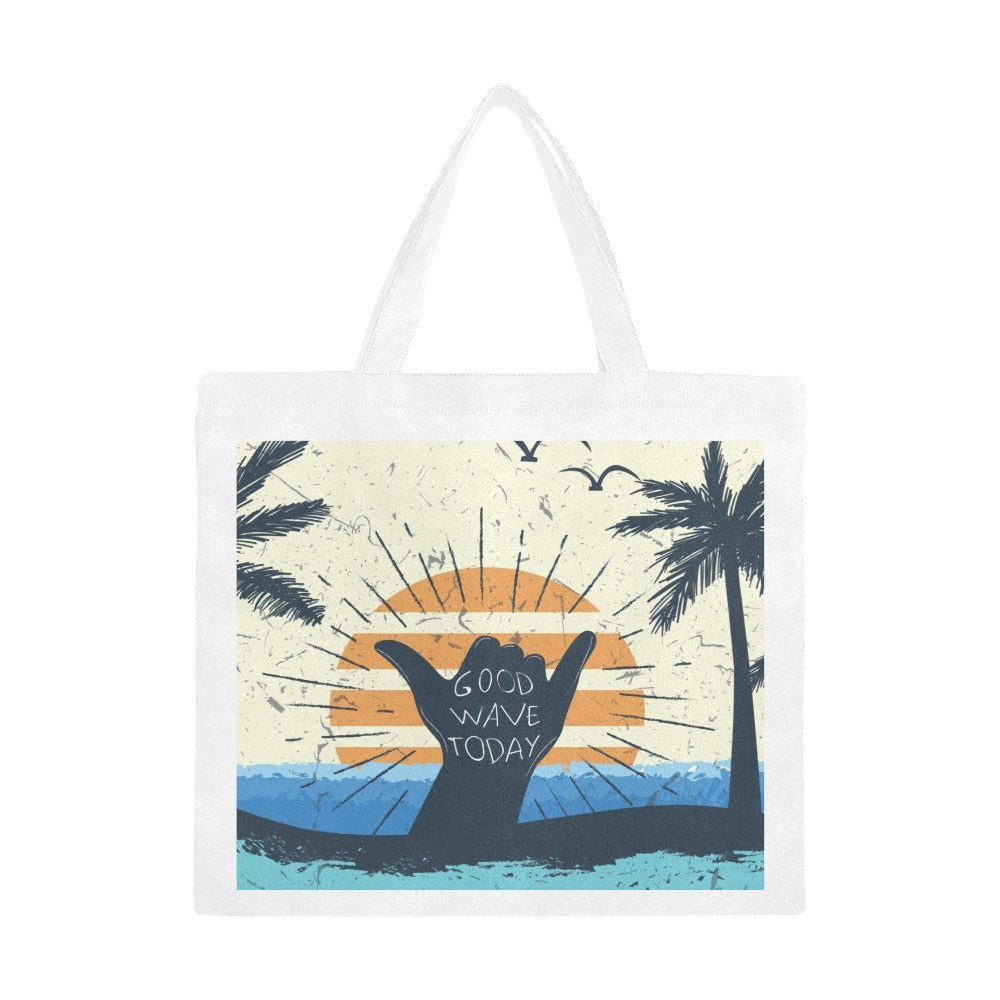 Good Wave Today Canvas Tote Bag - The Cool Collective AU