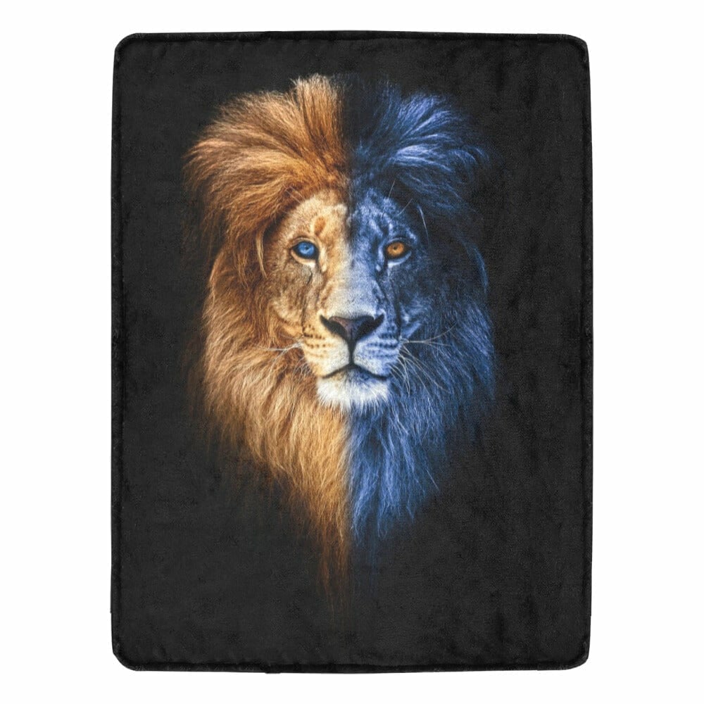 Lion Ultra-Soft Micro Fleece Blanket - The Cool Collective AU
