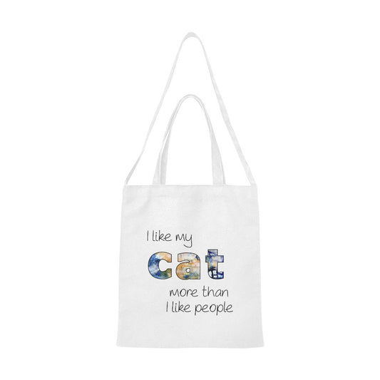 I LIKE MY CAT Canvas Tote Bag - The Cool Collective AU