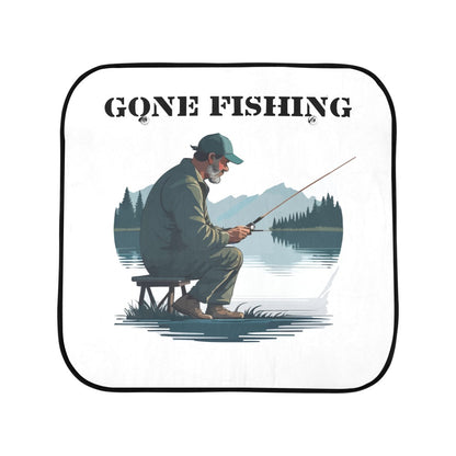 Gone Fishing Car Sun Shade 28"x28"x2pcs - The Cool Collective AU
