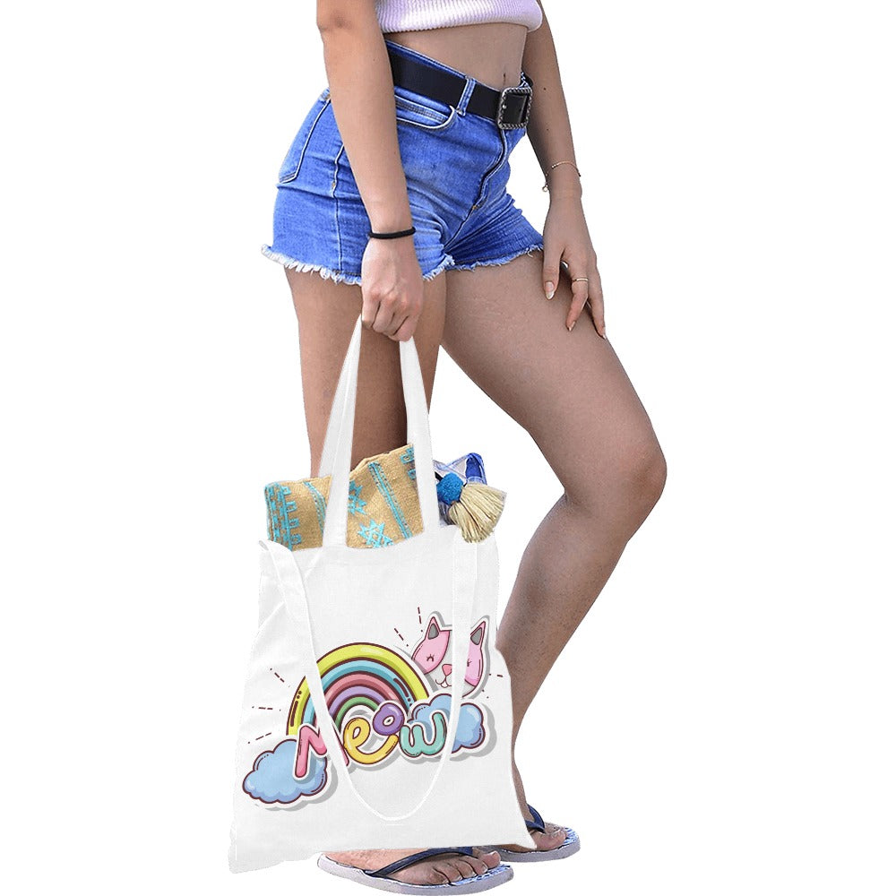 Cat Meow 3 Canvas Tote Bag - The Cool Collective AU