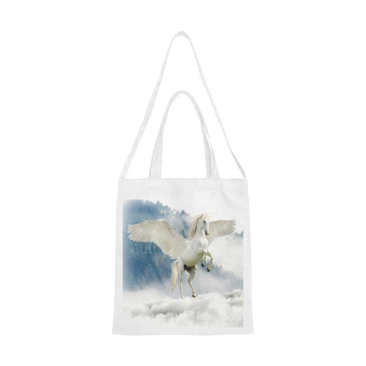 WHITE UNICORN Canvas Tote Bag - The Cool Collective AU