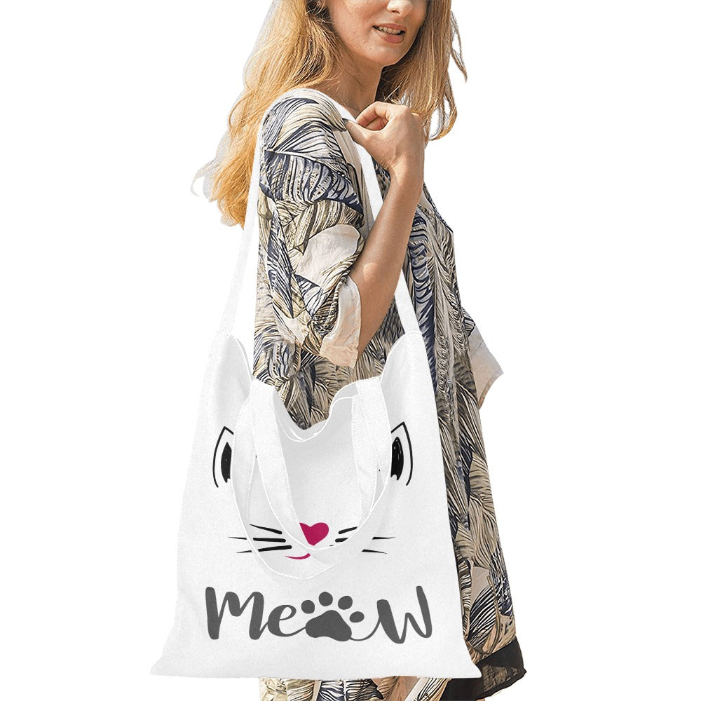 Cat Meow 4 Canvas Tote Bag - The Cool Collective AU
