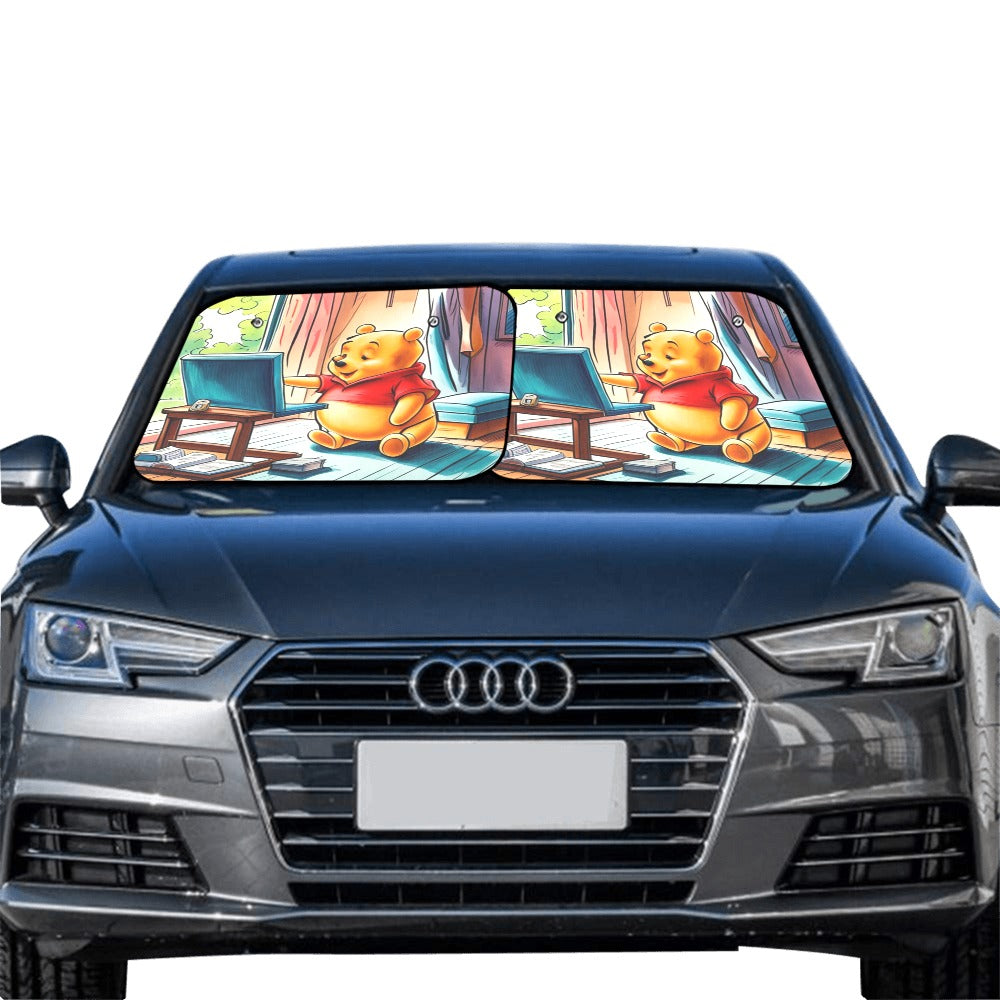 P O O H   B E A R  II Car Sun Shade 28"x28"x 2pcs - The Cool Collective AU