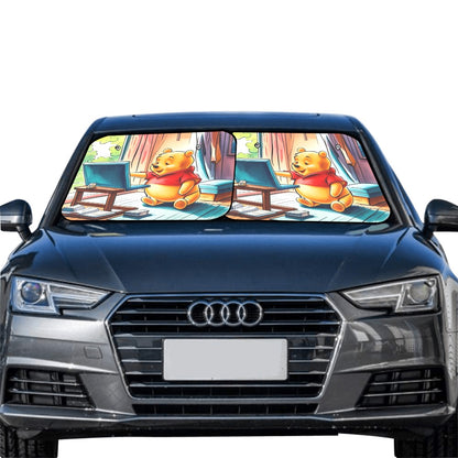 P O O H   B E A R  II Car Sun Shade 28"x28"x 2pcs - The Cool Collective AU