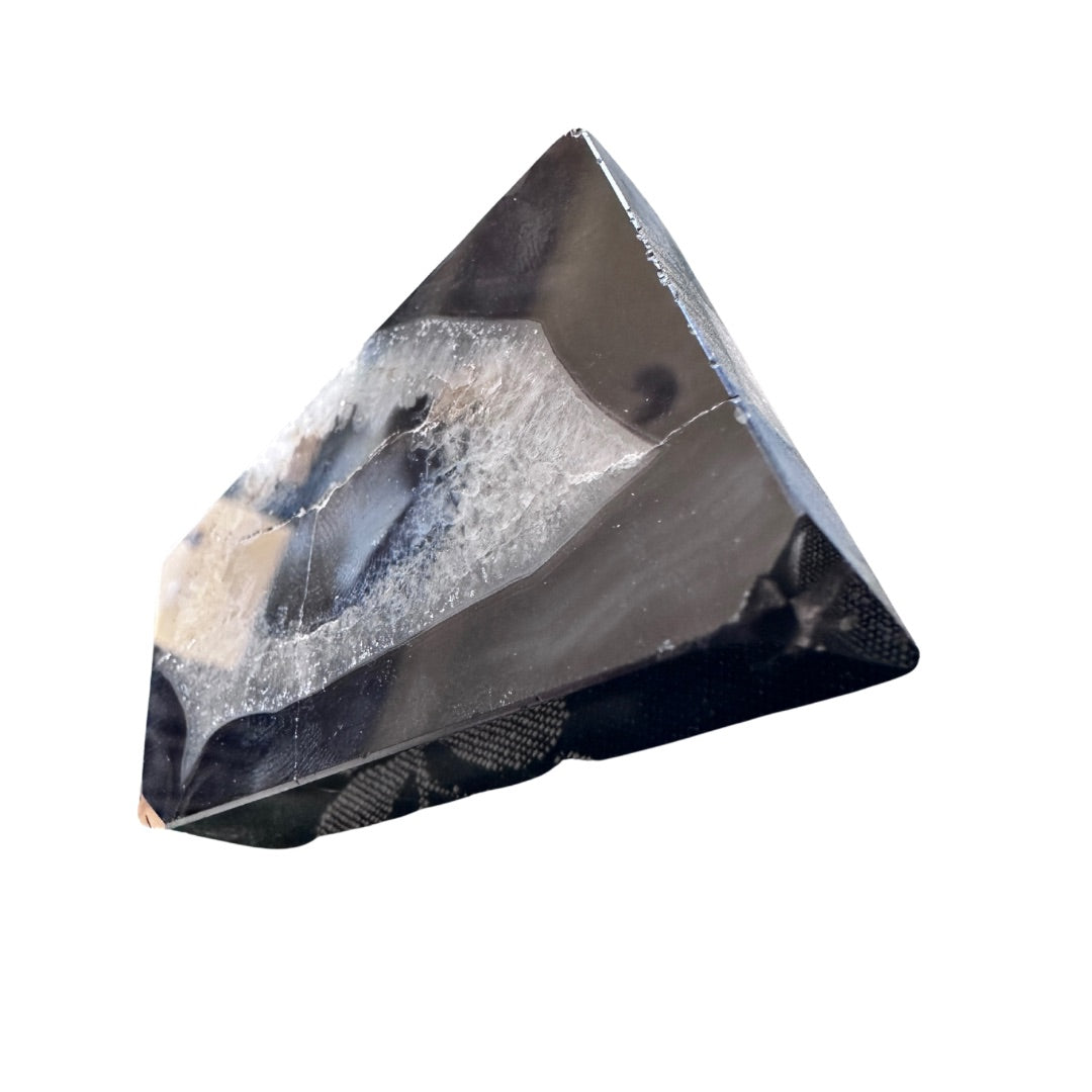 1PC Natural Black Onyx Geode Point - Agate Casual Rock Crystal - The Cool Collective AU
