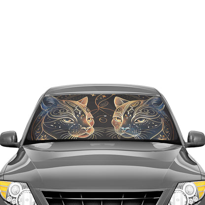 Cats Car Sun Shade Umbrella 58"x29" - The Cool Collective AU