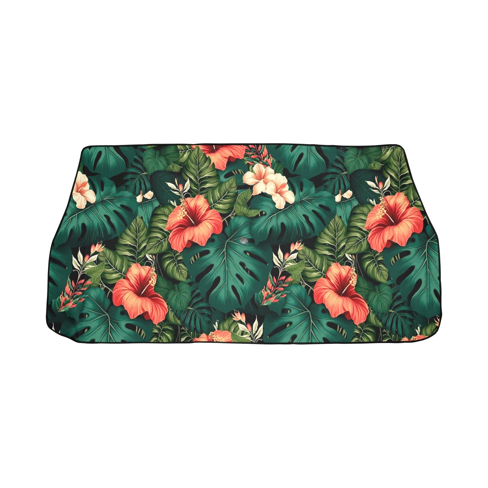 Tropical Leaves Car Sun Shade Umbrella 58"x29" - The Cool Collective AU