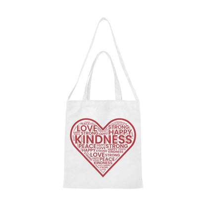 LOVE IS WORD ART Canvas Tote Bag - The Cool Collective AU