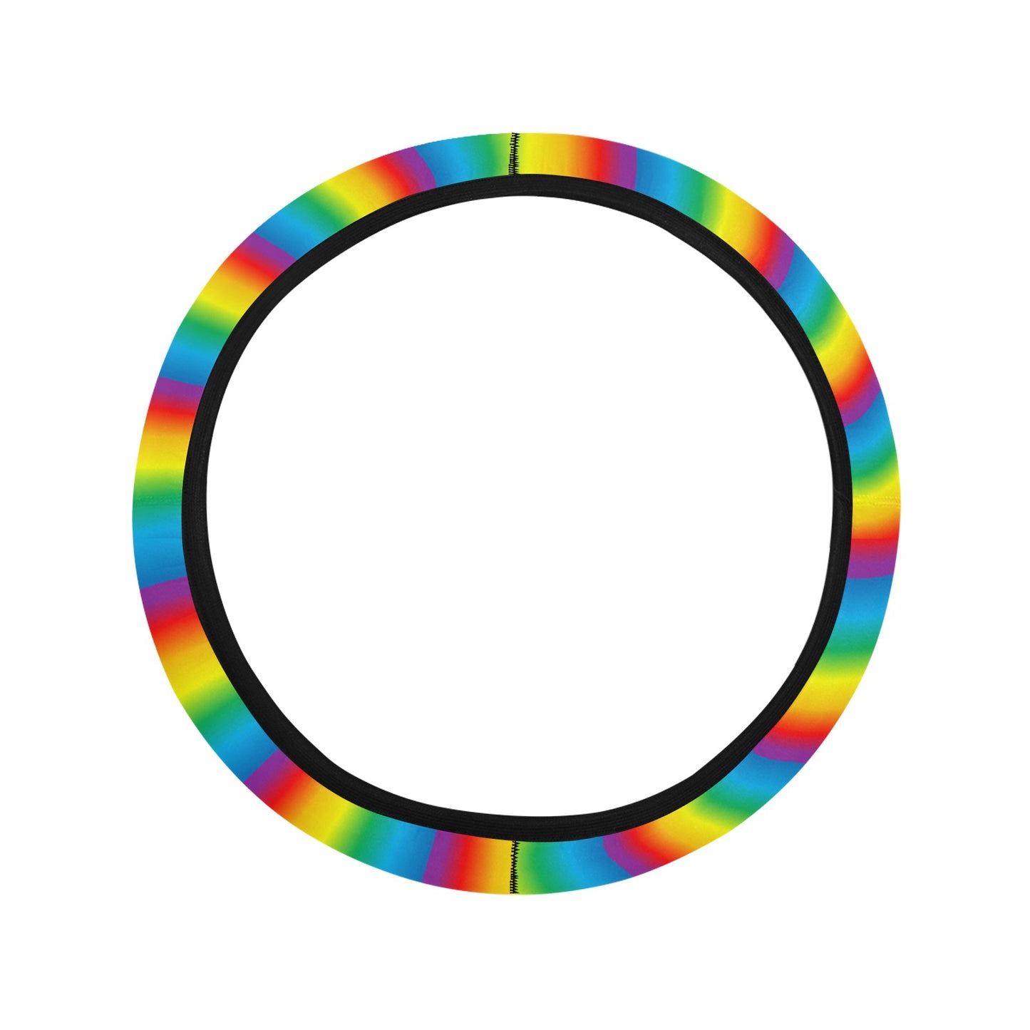 Rainbow Steering Wheel Cover with Elastic Edge - The Cool Collective AU