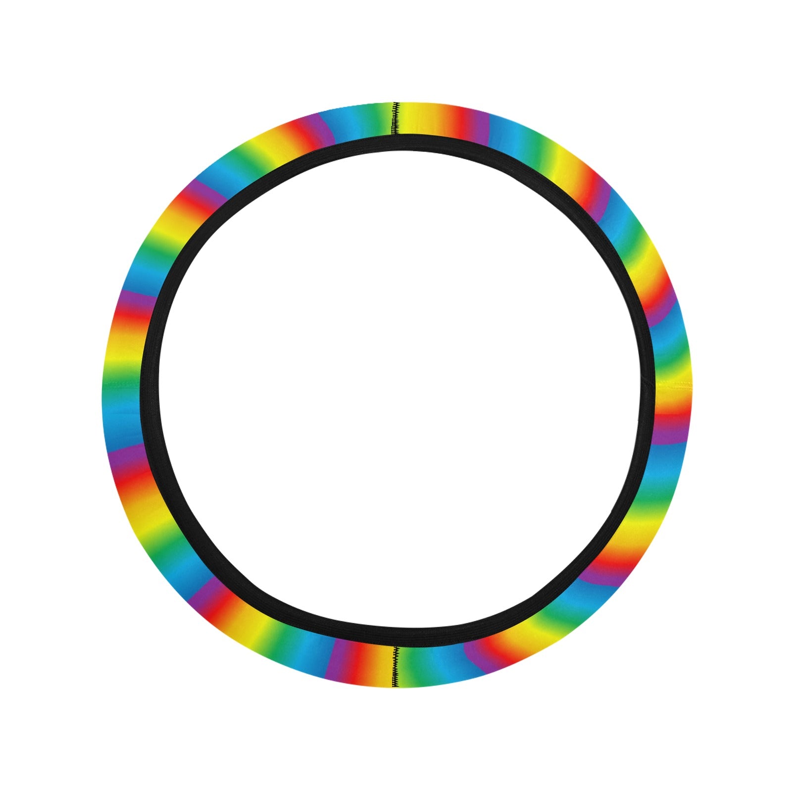 Rainbow Steering Wheel Cover with Elastic Edge - The Cool Collective AU