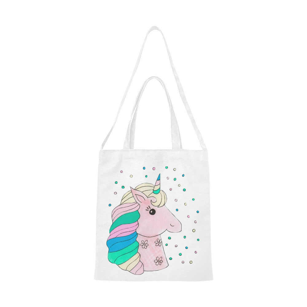 Little Miss Unicorn Canvas Tote Bag - The Cool Collective AU