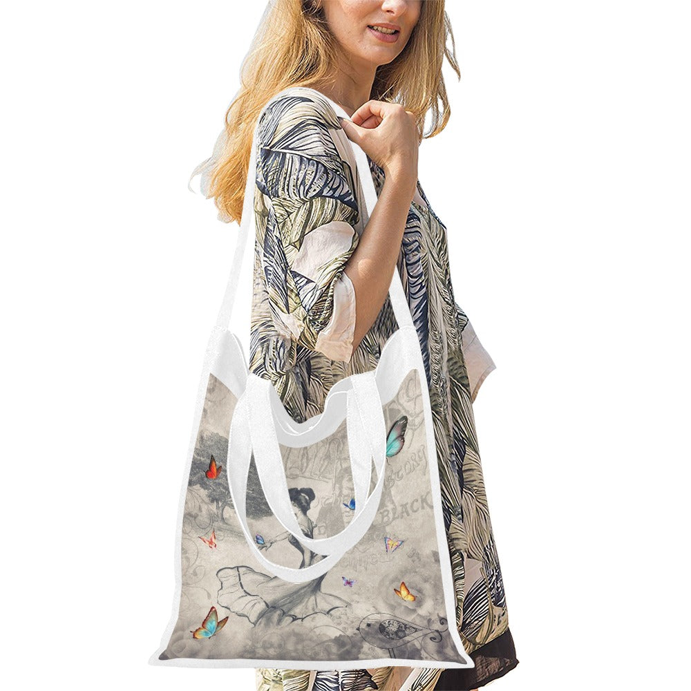 VICTORIAN VINTAGE VI Canvas Tote Bag - The Cool Collective AU