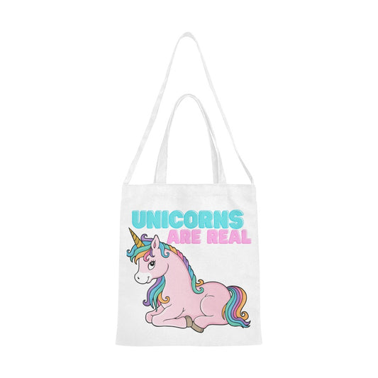 Unicorns Are Real Canvas Tote Bag - The Cool Collective AU