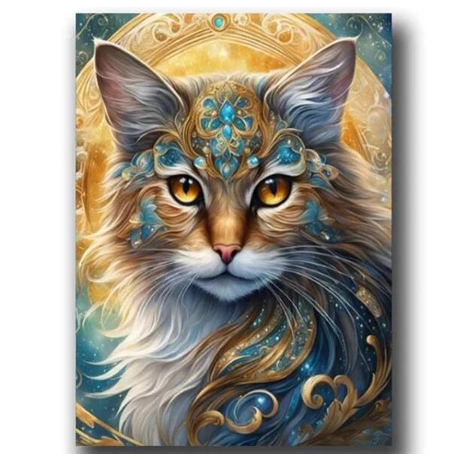 5D DIY Diamond Painting Kit - Cat, Fox, Wolf Mosaic - The Cool Collective AU