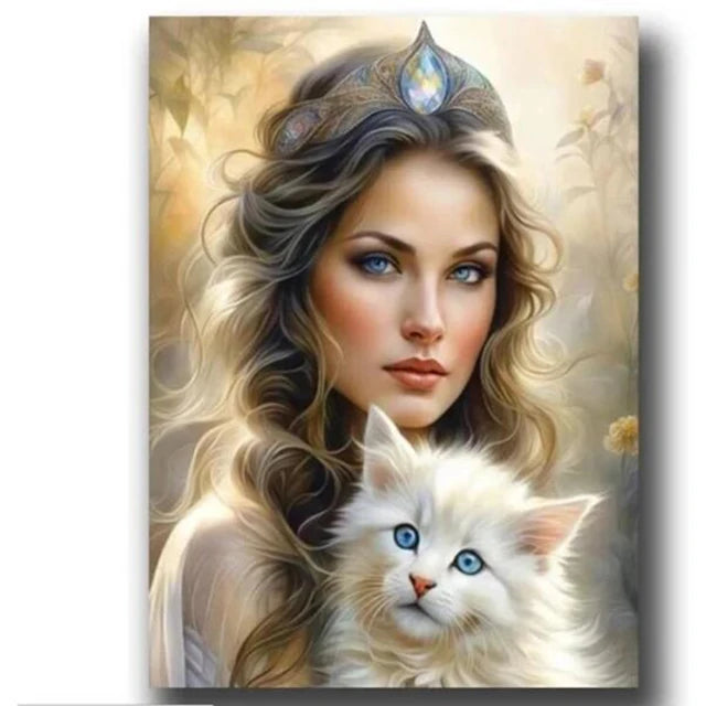 5D DIY Diamond Painting Kit - Cat, Fox, Wolf Mosaic - The Cool Collective AU