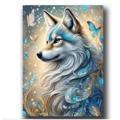 5D DIY Diamond Painting Kit - Cat, Fox, Wolf Mosaic - The Cool Collective AU