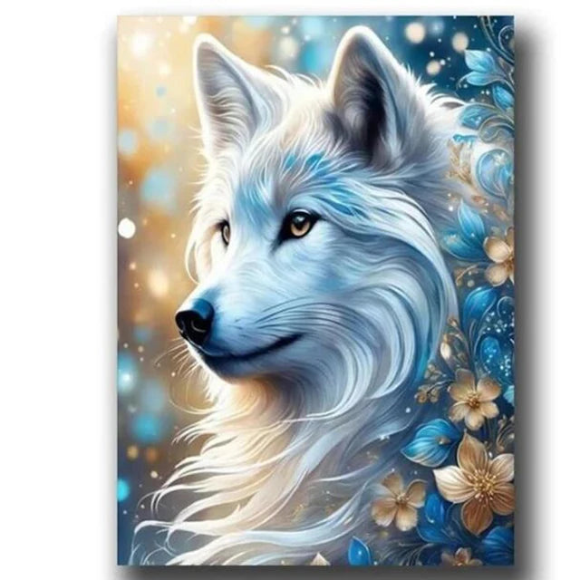5D DIY Diamond Painting Kit - Cat, Fox, Wolf Mosaic - The Cool Collective AU