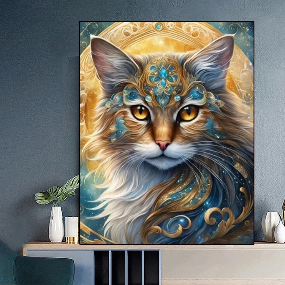 5D DIY Diamond Painting Kit - Cat, Fox, Wolf Mosaic - The Cool Collective AU