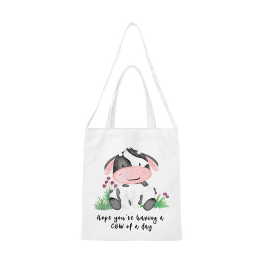 Hope you're having a COW of a day Canvas Tote Bag - The Cool Collective AU