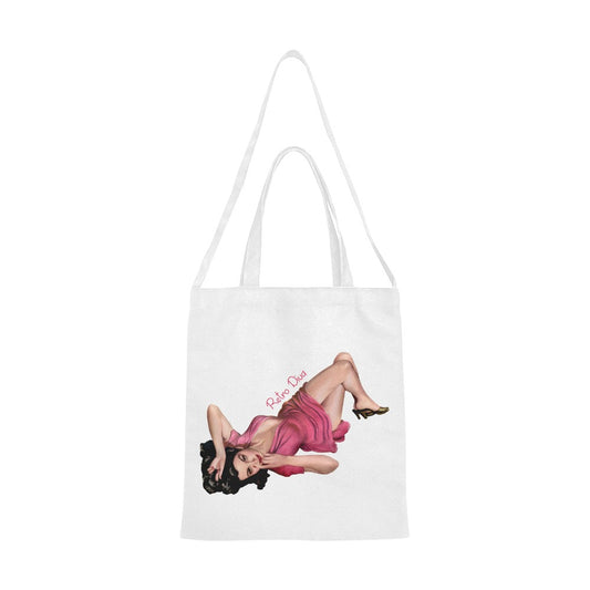 RETRO DIVA 12 Canvas Tote Bag - The Cool Collective AU