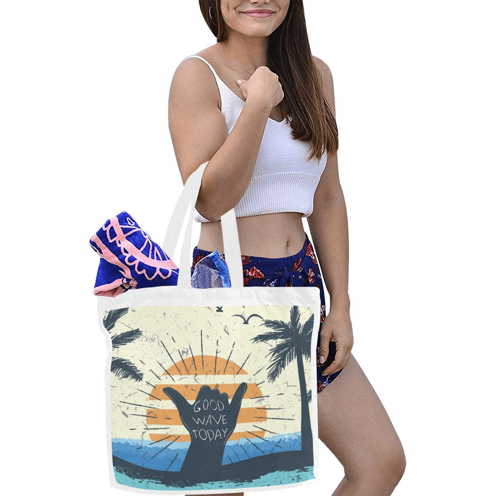 Good Wave Today Canvas Tote Bag - The Cool Collective AU