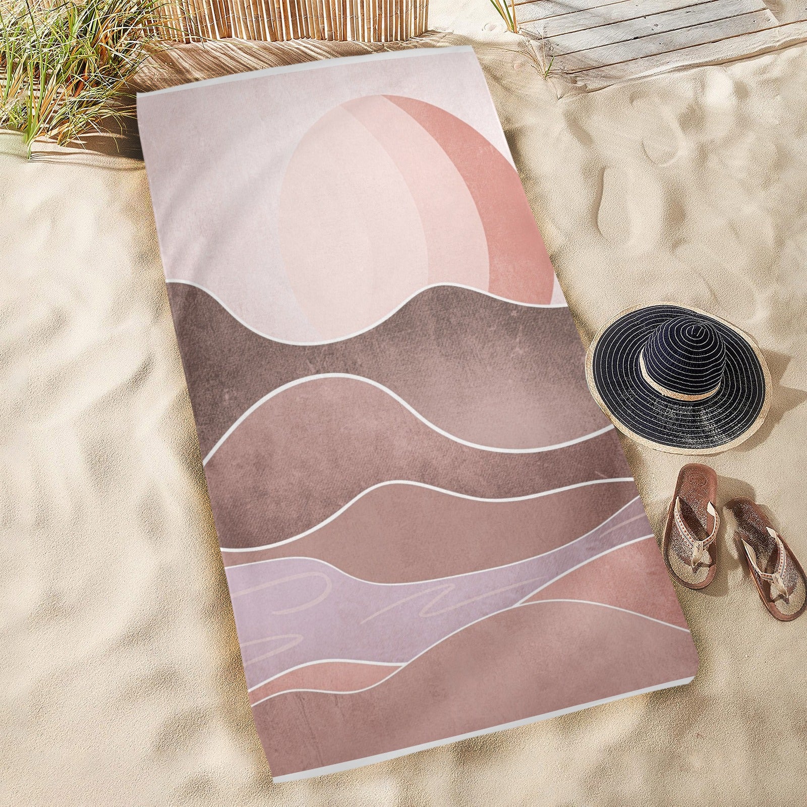 Horizon Sands Beach Towel 31"x71" - The Cool Collective AU