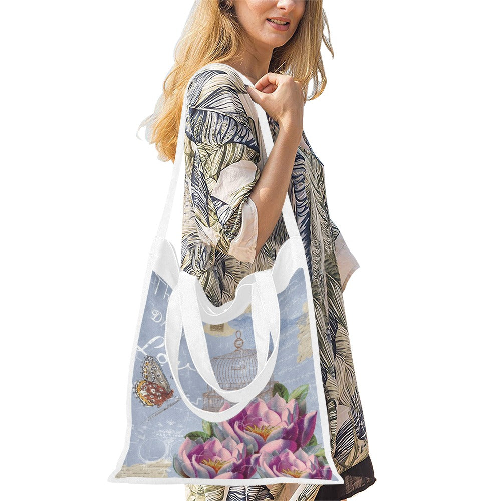 VICTORIAN VINTAGE Canvas Tote Bag - The Cool Collective AU