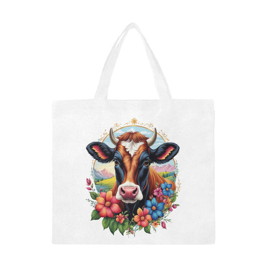Highland Cow Canvas Tote Bag/Large - The Cool Collective AU