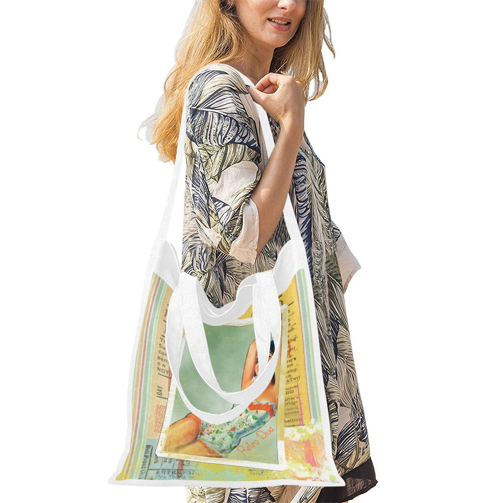 RETRO DIVA 10 Canvas Tote Bag - The Cool Collective AU