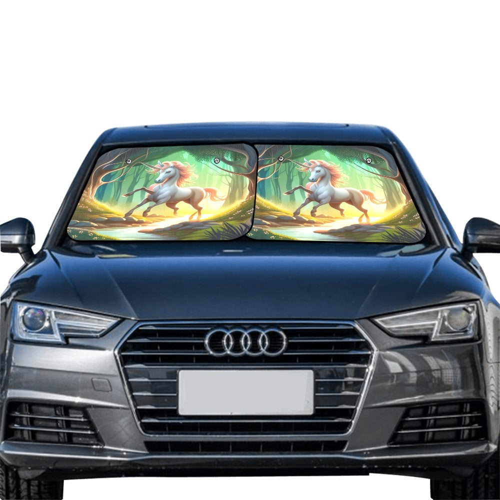 Unicorn Car Sun Shade 28"x28"x2pcs - The Cool Collective AU
