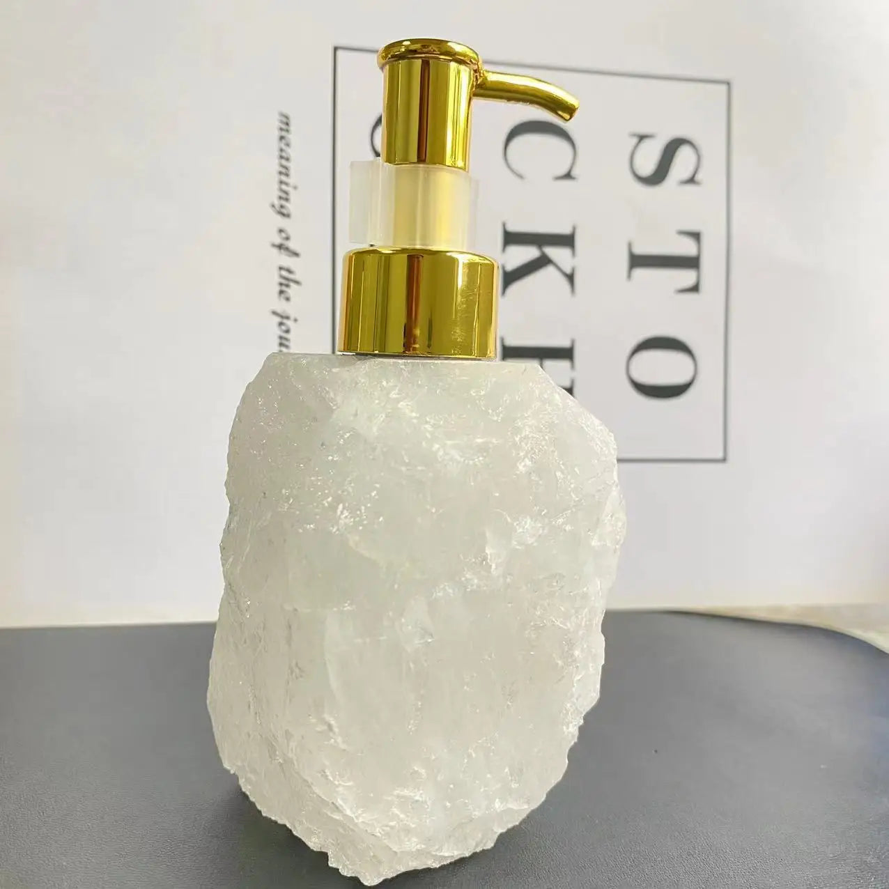 Crystal Liquid Dispenser Bottle 30ml – Luxury Bathroom Accessory - The Cool Collective AU