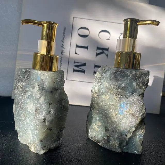 Crystal Liquid Dispenser Bottle 30ml – Luxury Bathroom Accessory - The Cool Collective AU
