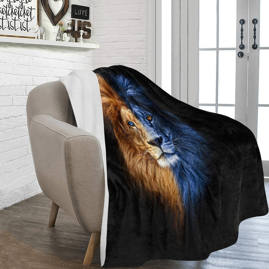 Lion Ultra-Soft Micro Fleece Blanket - The Cool Collective AU