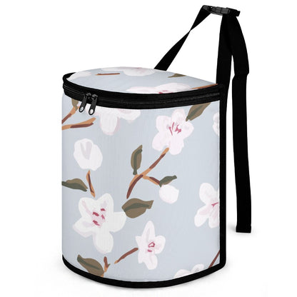 Eggshell Blue Floral Car Garbage Storage Bag - The Cool Collective AU