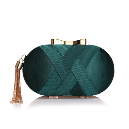 Elegant Tassel Evening Clutch – Women's Handbag for Banquets and Special Occasions - The Cool Collective AU