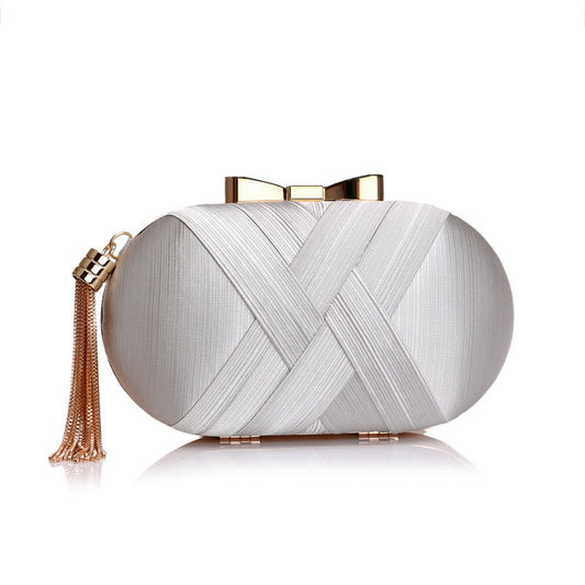Elegant Tassel Evening Clutch – Women's Handbag for Banquets and Special Occasions - The Cool Collective AU