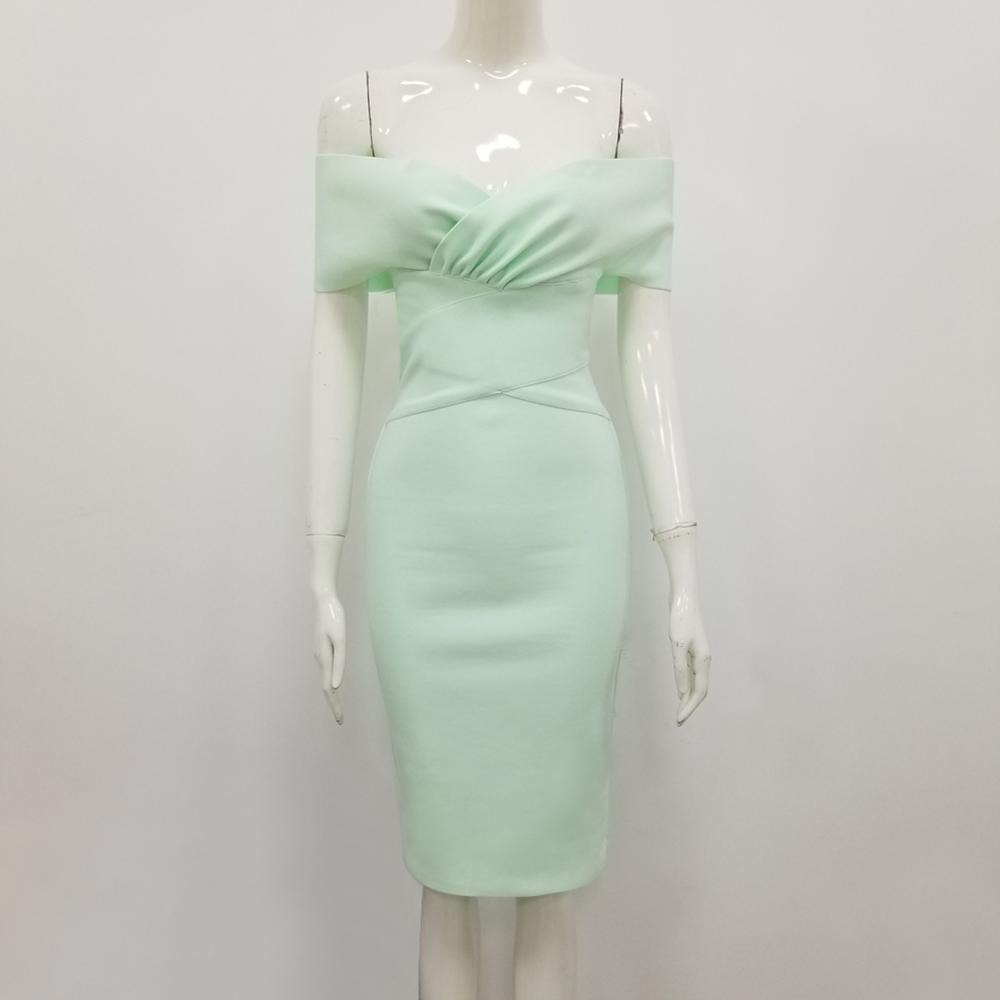 Hot Selling Bandage Dress, Sexy Off-Shoulder, High-Waisted Party Look - The Cool Collective AU