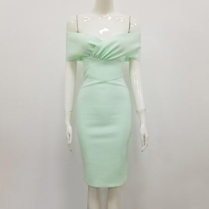 Hot Selling Bandage Dress, Sexy Off-Shoulder, High-Waisted Party Look - The Cool Collective AU