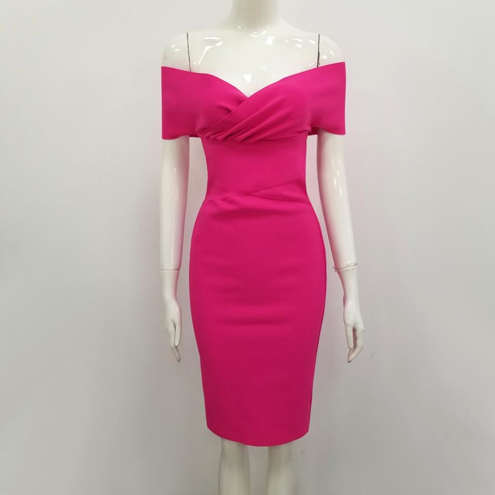Hot Selling Bandage Dress, Sexy Off-Shoulder, High-Waisted Party Look - The Cool Collective AU