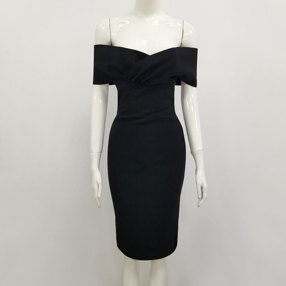 Hot Selling Bandage Dress, Sexy Off-Shoulder, High-Waisted Party Look - The Cool Collective AU