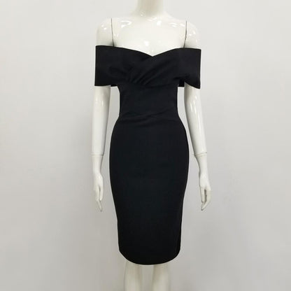 Hot Selling Bandage Dress, Sexy Off-Shoulder, High-Waisted Party Look - The Cool Collective AU