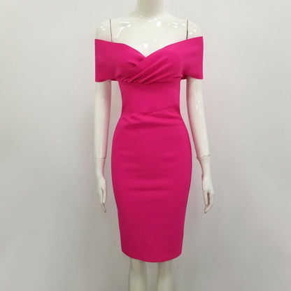 Hot Selling Bandage Dress, Sexy Off-Shoulder, High-Waisted Party Look - The Cool Collective AU