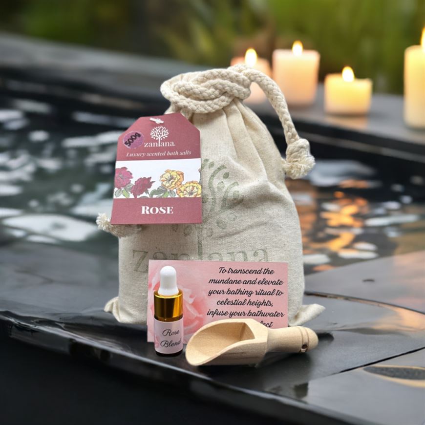 Luxury Rose Scented Bath Salts - 500g - The Cool Collective AU