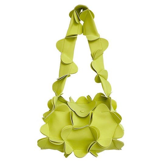 Mori Soft Girl Petal PU Shoulder Bag – Stylish Handbag - The Cool Collective AU