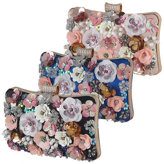 New Flower Evening Bag | Women's Fashion Handbag for Banquets - The Cool Collective AU
