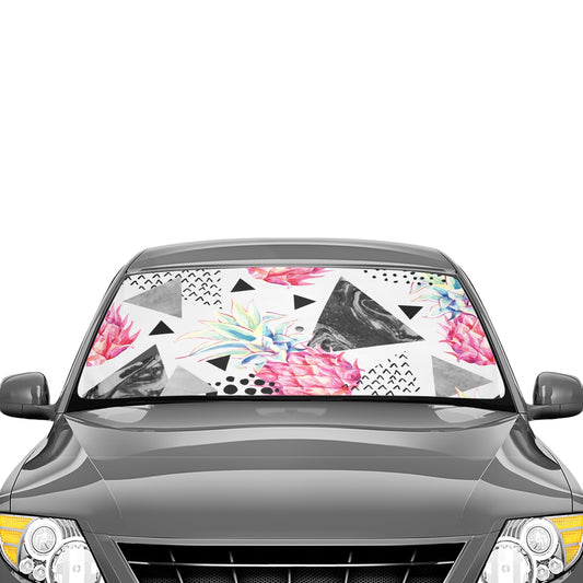 Pineapple Paradise Car Sun Shade Umbrella 58"x29" - The Cool Collective AU