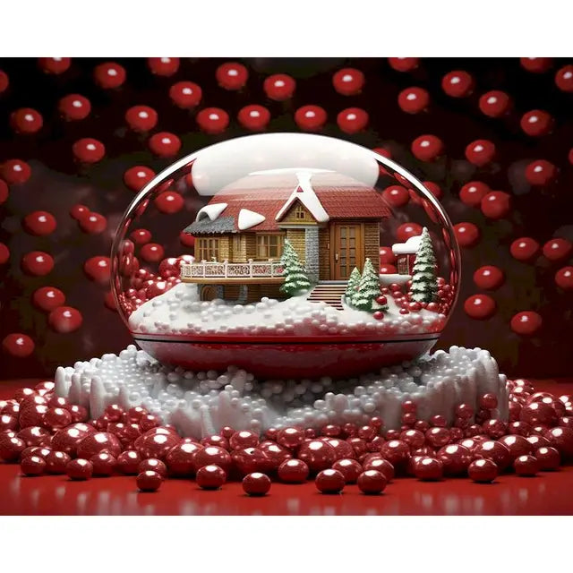 Diamond Painting Christmas Scenery - Mosaic Art Kit for Adults - The Cool Collective AU