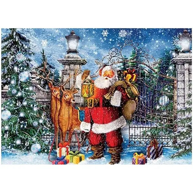 Diamond Painting Christmas Scenery - Mosaic Art Kit for Adults - The Cool Collective AU